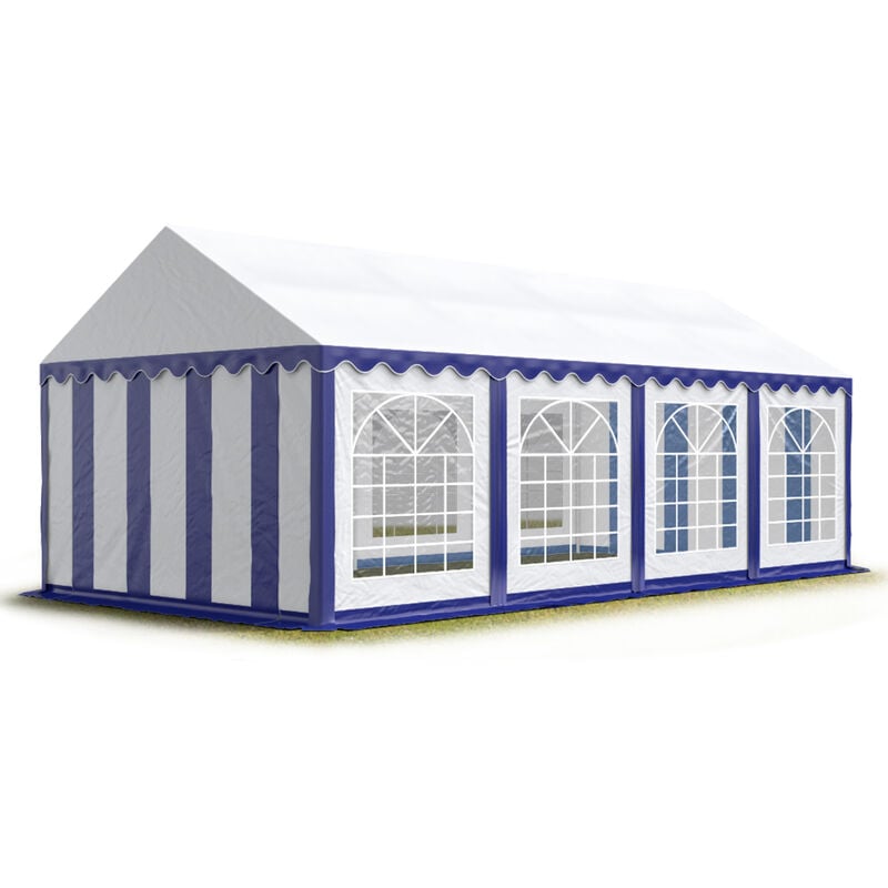 Carpa para fiestas carpa de fiesta 4x8 m carpa de pabellón de jardín aprox. 500g/m² lona PVC en azul-blanco impermeable - bianco
Carpa para fiestas carpa de fiesta 4x8 m carpa de pabellón de jardín aprox. 500g/m² lona PVC en azul-blanco impermeable - bianco