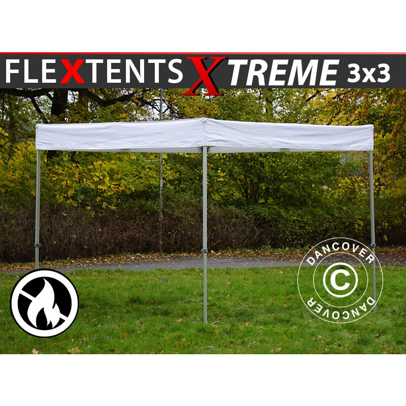 Carpa plegable Carpa Rapida FleXtents® Xtreme 50 Exhibition 3x3m, Blanco, Ignífugo
Carpa plegable Carpa Rapida FleXtents® Xtreme 50 Exhibition 3x3m, Blanco, Ignífugo