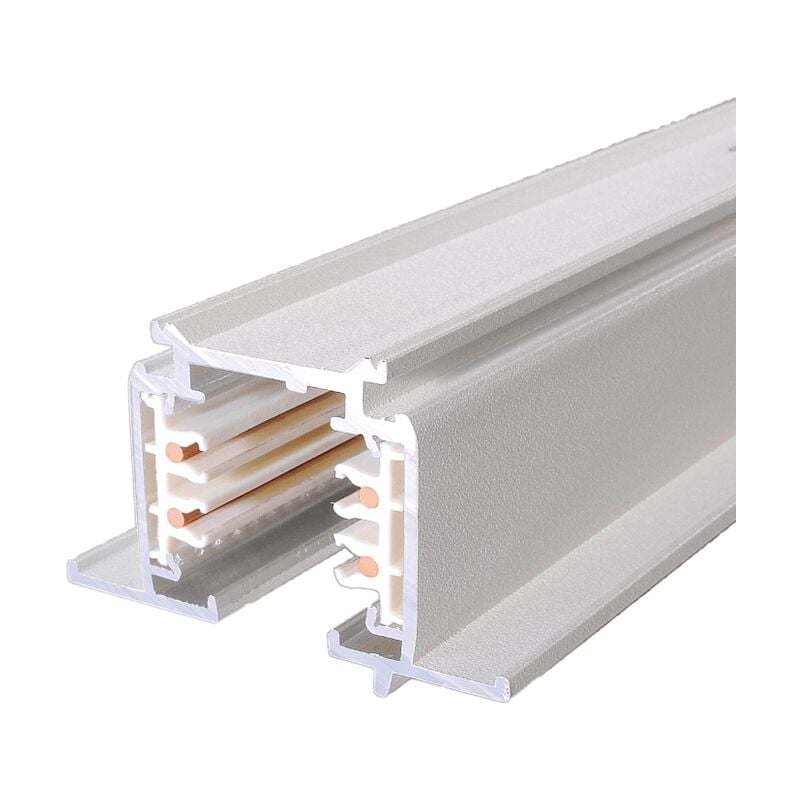 Barcelona Led - Carril trifásico empotrable para focos LED - barra 2 metros | Blanco
Barcelona Led - Carril trifásico empotrable para focos LED - barra 2 metros | Blanco