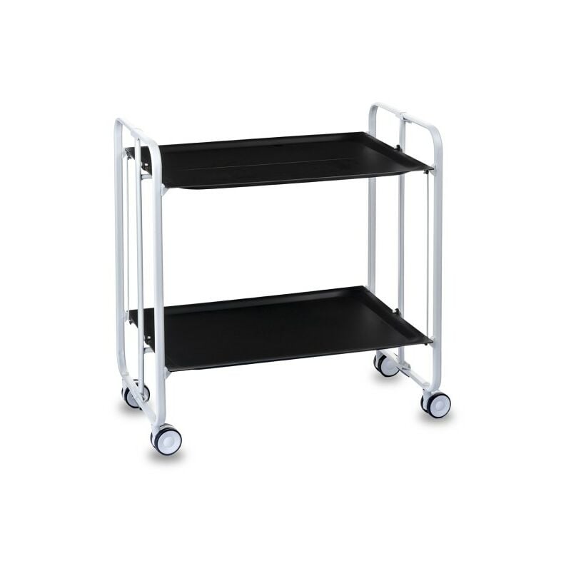 Carrito auxiliar con ruedas BAUHAUS armazón metálico color blanco, 2 bandejas.,. Diseño y fabricación española. - Don Hierro
Carrito auxiliar con ruedas BAUHAUS armazón metálico color blanco, 2 bandejas.,. Diseño y fabricación española. - Don Hierro