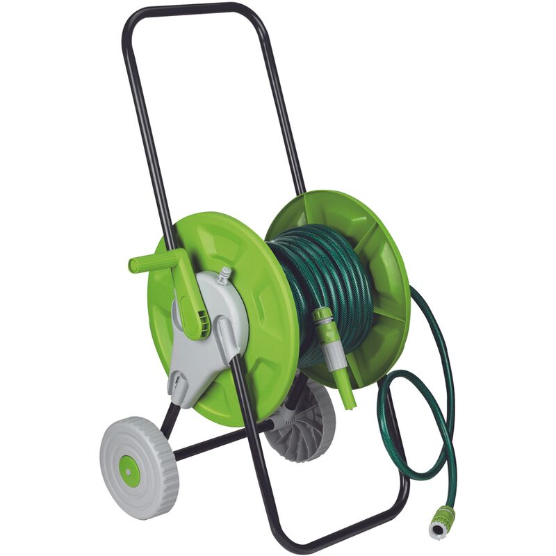 Carro portamangueras con manguera y mango telescópico 5 Conectores - manguera de 20m x 13 mm - Verde - Vert - Central Park
Carro portamangueras con manguera y mango telescópico 5 Conectores - manguera de 20m x 13 mm - Verde - Vert - Central Park