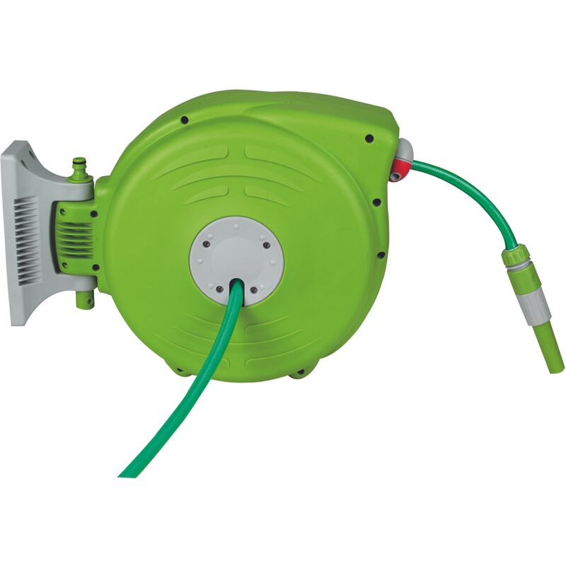 Enrollador de pared con manguera Manguera 15m x 13mm - verde / gris - Vert - Central Park
Enrollador de pared con manguera Manguera 15m x 13mm - verde / gris - Vert - Central Park