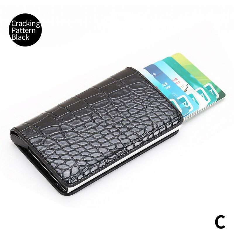 Cartera Titular de la tarjeta PU Protector de la caja de la tarjeta Bloqueo RFID Boton a presion Pestana emergente Credito antirrobo para mujeres
Cartera Titular de la tarjeta PU Protector de la caja de la tarjeta Bloqueo RFID Boton a presion Pestana emergente Credito antirrobo para mujeres
