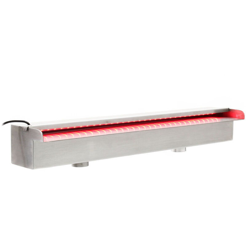Cascada agua Acero inoxidable 60cm Luz LED Accesorios jardín Decoración estanques piscinas fuentes
Cascada agua Acero inoxidable 60cm Luz LED Accesorios jardín Decoración estanques piscinas fuentes
