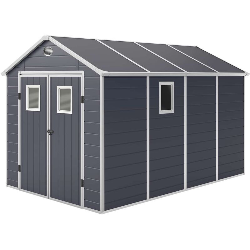 Caseta de Resina de Jardín Gardiun Zoe D 8,90 m² 242x368x239 cm con Suelo Gris Antracita
Caseta de Resina de Jardín Gardiun Zoe D 8,90 m² 242x368x239 cm con Suelo Gris Antracita