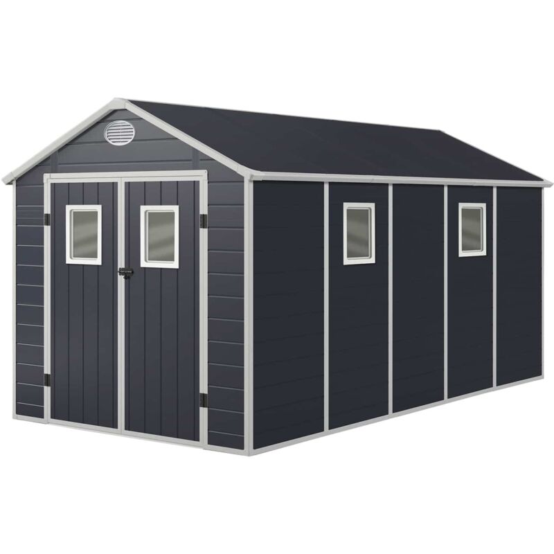 Caseta de Resina de Jardín Gardiun Zoe E 11,04 m² 242x456x239 cm con Suelo Gris Antracita
Caseta de Resina de Jardín Gardiun Zoe E 11,04 m² 242x456x239 cm con Suelo Gris Antracita