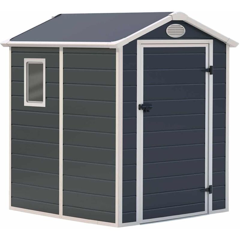 Caseta de Resina Gardiun Marena - 2,47 m² Exterior 190x132x203 cm Antracita/Blanco - KSP38110
Caseta de Resina Gardiun Marena - 2,47 m² Exterior 190x132x203 cm Antracita/Blanco - KSP38110