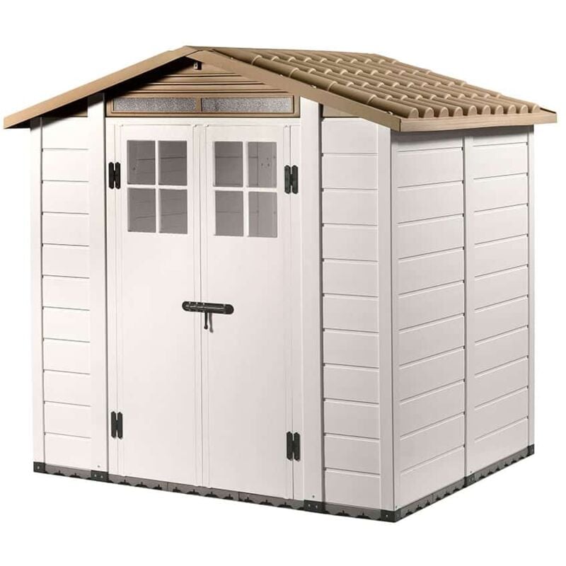 Caseta de Resina Gardiun Tuscany Evo 200 4 m² 181x220x216 cm Blanco/Beige - KSP38230
Caseta de Resina Gardiun Tuscany Evo 200 4 m² 181x220x216 cm Blanco/Beige - KSP38230