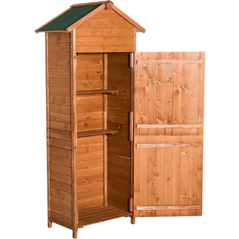 Almacenamiento de Herramientas Cobertizo Caseta de Jardín Exterior de Madera - Color Madera - Outsunny
Almacenamiento de Herramientas Cobertizo Caseta de Jardín Exterior de Madera - Color Madera - Outsunny