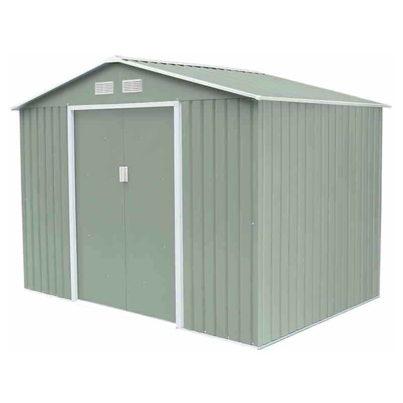 Caseta Metálica Jardín Gardiun Leeds 5,30 m² Exterior 277x191x202 cm Acero Galvanizado Verde Claro
Caseta Metálica Jardín Gardiun Leeds 5,30 m² Exterior 277x191x202 cm Acero Galvanizado Verde Claro