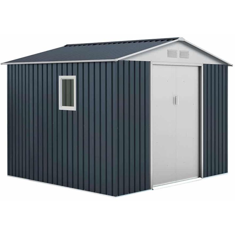 Caseta Metálica Gardiun Derby 7,06 m² Exterior 255x277x212 cm Acero Galvanizado Gris Antracita - KIS12133
Caseta Metálica Gardiun Derby 7,06 m² Exterior 255x277x212 cm Acero Galvanizado Gris Antracita - KIS12133