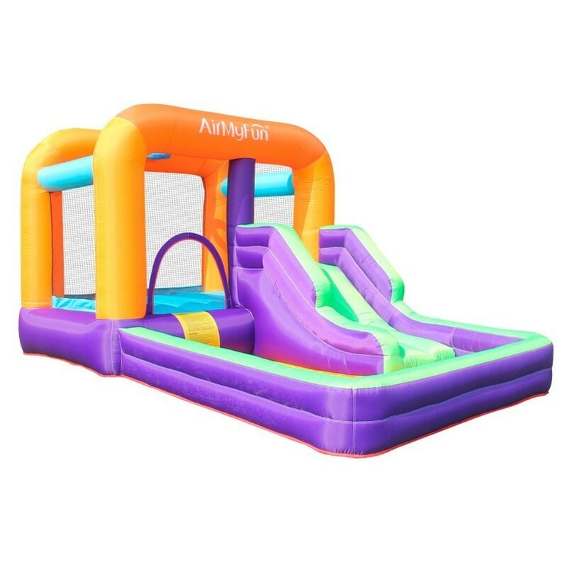 Castillo Hinchable - Aqua Parc - Superficie 410x240x200 cm - Con inflador y mochila - Multicolor
Castillo Hinchable - Aqua Parc - Superficie 410x240x200 cm - Con inflador y mochila - Multicolor