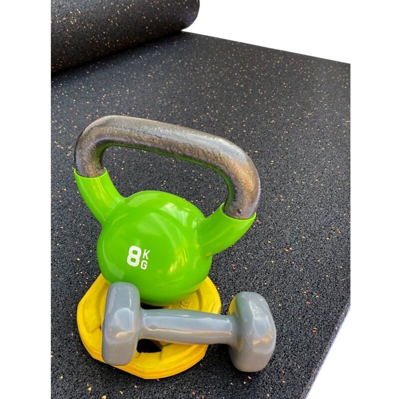 Esterilla de Ejercicio y Fitness especial para Gimnasios | EPDM NEGRO | Base Negra - color :6mm de altura - 1'25m (Ancho) x 9m (Largo) (6mm de
Esterilla de Ejercicio y Fitness especial para Gimnasios | EPDM NEGRO | Base Negra - color :6mm de altura - 1'25m (Ancho) x 9m (Largo) (6mm de