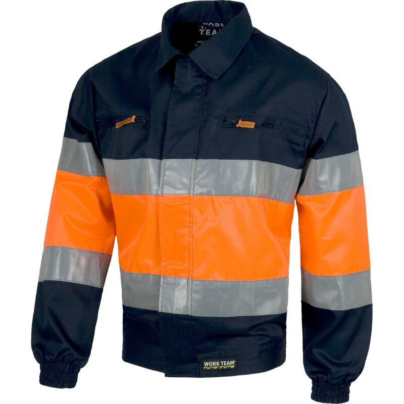 Workteam - Cazadora de cierre de cremallera con amarillo y naranja de Alta Visibilidad C4110 | L - Marino+Naranja A.V.
Workteam - Cazadora de cierre de cremallera con amarillo y naranja de Alta Visibilidad C4110 | L - Marino+Naranja A.V.