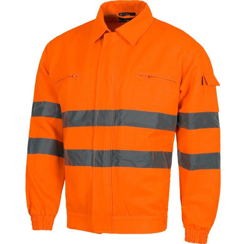 Cazadora Fluor de alta visibilidad con dos bolsillos en el pecho WORKTEAM C3910 | M - Naranja A.V.
Cazadora Fluor de alta visibilidad con dos bolsillos en el pecho WORKTEAM C3910 | M - Naranja A.V.
