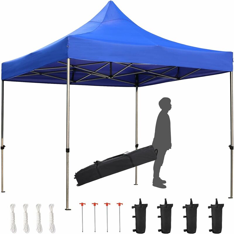 Femor - Cenador Plegable 3x3m,Gapezo Plegable Impermeable,Carpa de Jardín con 3 Alturas Ajustables,UPF 50 +,Construcción de Acero Reforzado (con 4
Femor - Cenador Plegable 3x3m,Gapezo Plegable Impermeable,Carpa de Jardín con 3 Alturas Ajustables,UPF 50 +,Construcción de Acero Reforzado (con 4