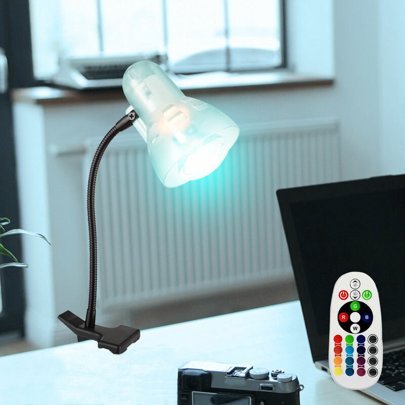 Foco de pinza lámpara de lectura lámpara flexográfica de oficina control remoto regulable en un juego que incluye lámparas LED RGB
Foco de pinza lámpara de lectura lámpara flexográfica de oficina control remoto regulable en un juego que incluye lámparas LED RGB