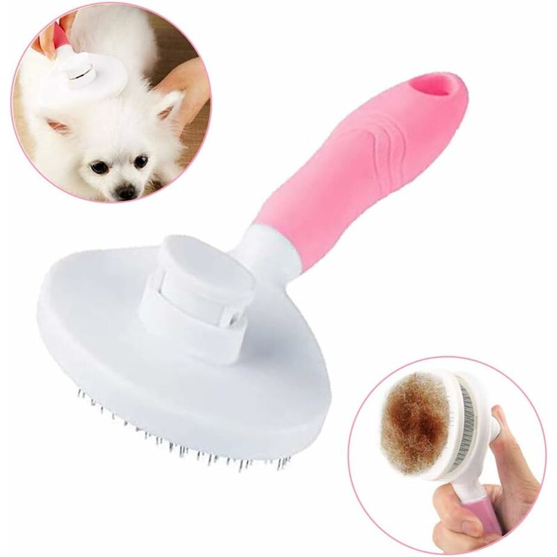 Cepillo de aseo para perros cepillo para gatos de pelo largo, cepillo autolimpiante para perros y gatos con depilación con un clic para perros y
Cepillo de aseo para perros cepillo para gatos de pelo largo, cepillo autolimpiante para perros y gatos con depilación con un clic para perros y