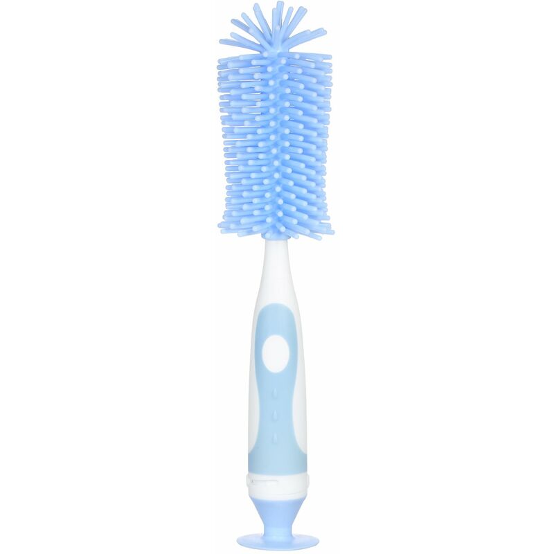 Cepillo de silicona para biberones Mango largo Limpiador de biberones Cerdas suaves de 360 grados para biberon de vidrio con base de succion
Cepillo de silicona para biberones Mango largo Limpiador de biberones Cerdas suaves de 360 grados para biberon de vidrio con base de succion