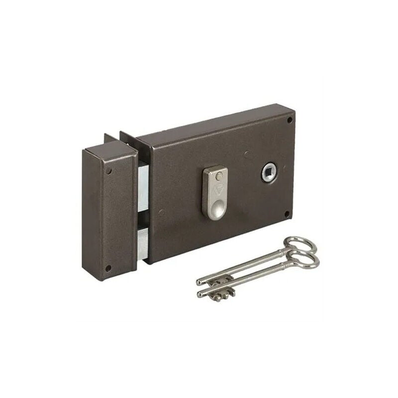 Vachette - Cerradura horizontal de superficie, apertura a la izquierda, cerradura de 1/2 vuelta, 2 llaves
Vachette - Cerradura horizontal de superficie, apertura a la izquierda, cerradura de 1/2 vuelta, 2 llaves