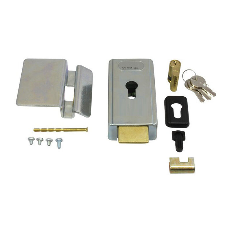 Nice - Cerradura eléctrica vertical de 12 V (obligatoria para puertas de más de 3 m) código: PLA10
Nice - Cerradura eléctrica vertical de 12 V (obligatoria para puertas de más de 3 m) código: PLA10