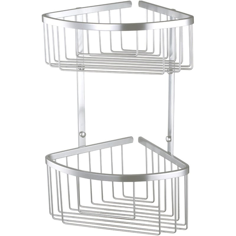 Cesta portagel de esquina, doble, BRU para baño o ducha para colgar. Portageles para botes de gel, esponjas o champú Kibath
Cesta portagel de esquina, doble, BRU para baño o ducha para colgar. Portageles para botes de gel, esponjas o champú Kibath
