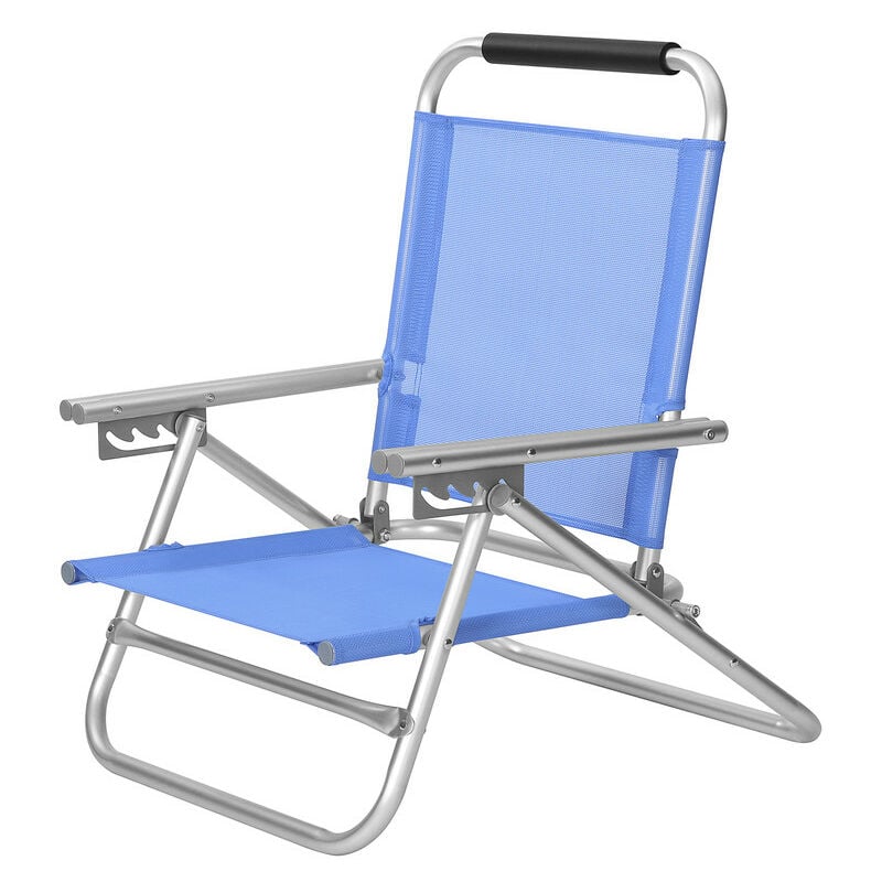 Chaise de plage portable Siège d extérieur pliable dossier réglable