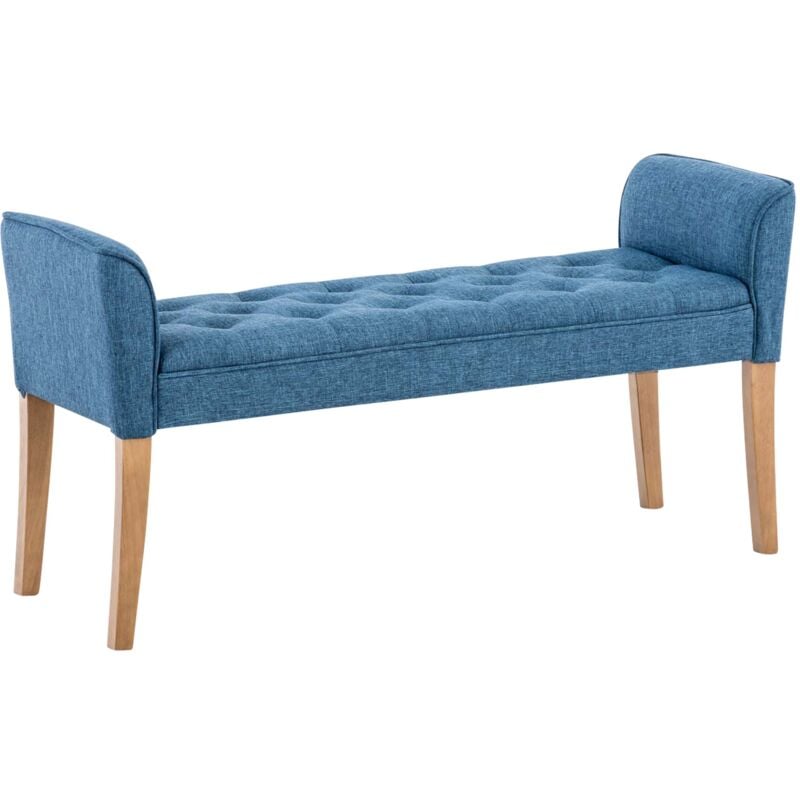 Chaise Longue Cleopatra Tapizado en Tela Azul Antigüo claro 
Chaise Longue Cleopatra Tapizado en Tela Azul Antigüo claro