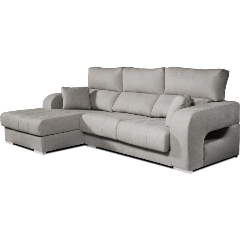 Sofá Chaiselongue Diamante de Tela Antimanchas Izquierda Color Gris 3 plazas 284x160x102cm
Sofá Chaiselongue Diamante de Tela Antimanchas Izquierda Color Gris 3 plazas 284x160x102cm