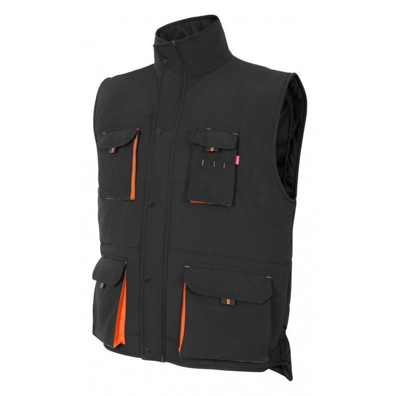 Chaleco industrial acolchado bicolor multibolsillos VELILLA Serie 205902 | Negro / Naranja - 2XL
Chaleco industrial acolchado bicolor multibolsillos VELILLA Serie 205902 | Negro / Naranja - 2XL