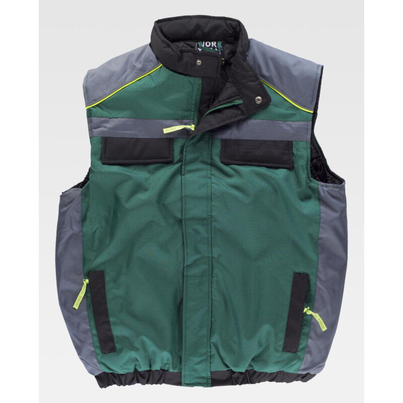 Chaleco acolchado con vivos de alta visibilidad WORKTEAM Future WF5853 | M - Verde+Gris Oscuro+Negro
Chaleco acolchado con vivos de alta visibilidad WORKTEAM Future WF5853 | M - Verde+Gris Oscuro+Negro