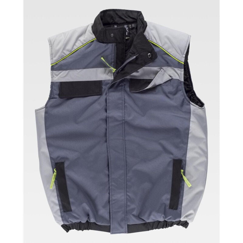 Chaleco acolchado con vivos de alta visibilidad WORKTEAM Future WF5853 | M - Gris Oscuro+Gris Claro+Negro
Chaleco acolchado con vivos de alta visibilidad WORKTEAM Future WF5853 | M - Gris Oscuro+Gris Claro+Negro