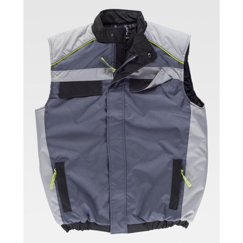 Chaleco acolchado con vivos de alta visibilidad WORKTEAM Future WF5853 | L - Gris Oscuro+Gris Claro+Negro
Chaleco acolchado con vivos de alta visibilidad WORKTEAM Future WF5853 | L - Gris Oscuro+Gris Claro+Negro