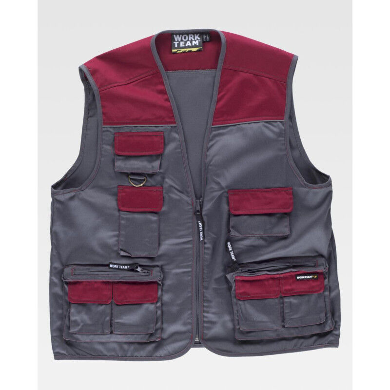 Chaleco tipo safari con detalles reflectantes WORKTEAM Future WF1854 | L - Gris+Granate
Chaleco tipo safari con detalles reflectantes WORKTEAM Future WF1854 | L - Gris+Granate