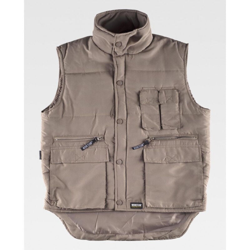Chaleco industrial acolchado de cuello alto multibolsillos WORKTEAM S3250 | Beige - XL
Chaleco industrial acolchado de cuello alto multibolsillos WORKTEAM S3250 | Beige - XL