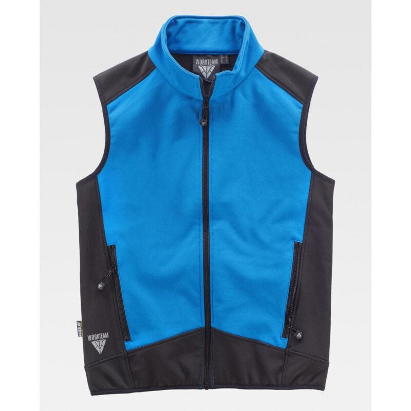 Chaleco sport en tejido cortavientos con membrana transpirable WORKTEAM S9315 | M - Celeste / Negro
Chaleco sport en tejido cortavientos con membrana transpirable WORKTEAM S9315 | M - Celeste / Negro
