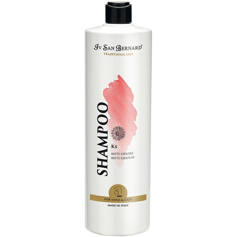 Champu KS anti olor para perros | Champu Iv San Bernard Tradicional | Champu perros 500 ml 
Champu KS anti olor para perros | Champu Iv San Bernard Tradicional | Champu perros 500 ml