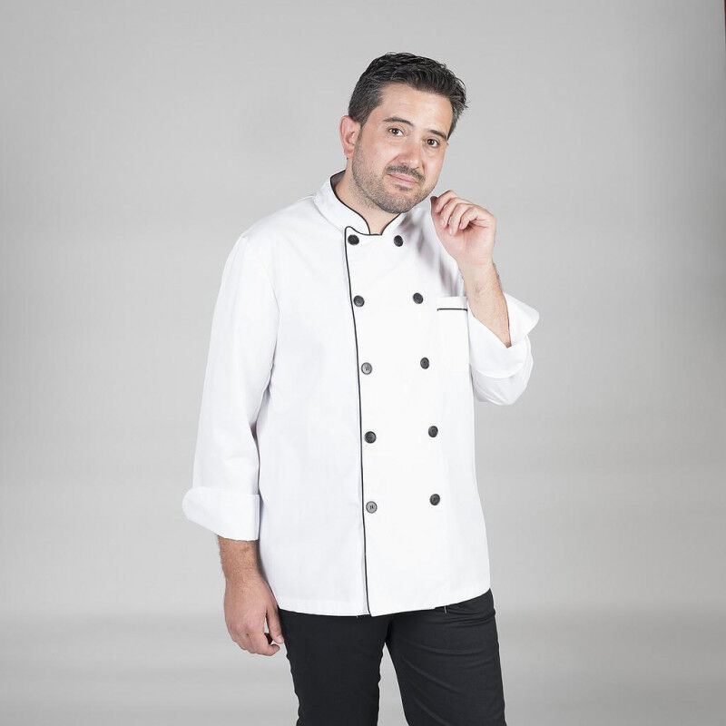 Gary ´ S - Chaqueta de cocina unisex en manga larga con botones de pastilla vistos GARY'S | Negro - M
Gary ´ S - Chaqueta de cocina unisex en manga larga con botones de pastilla vistos GARY'S | Negro - M