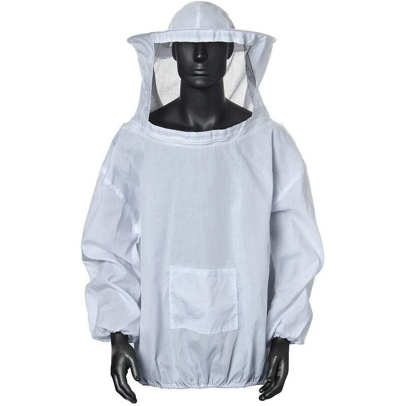 Chaqueta de apicultor, ropa de apicultura de doble cremallera, apicultura, antiácaros y anti-picaduras, pesca al aire libre (blanco)
Chaqueta de apicultor, ropa de apicultura de doble cremallera, apicultura, antiácaros y anti-picaduras, pesca al aire libre (blanco)