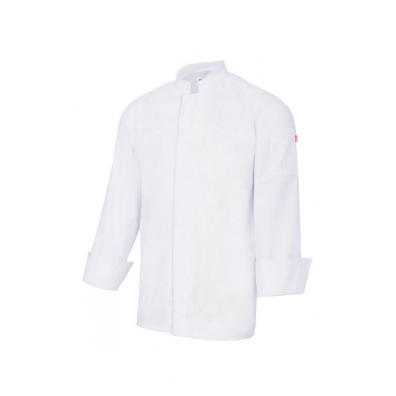 Chaqueta de cocina Stretch con cierre botones automáticos VELILLA Serie 405208S | Blanco - 54
Chaqueta de cocina Stretch con cierre botones automáticos VELILLA Serie 405208S | Blanco - 54