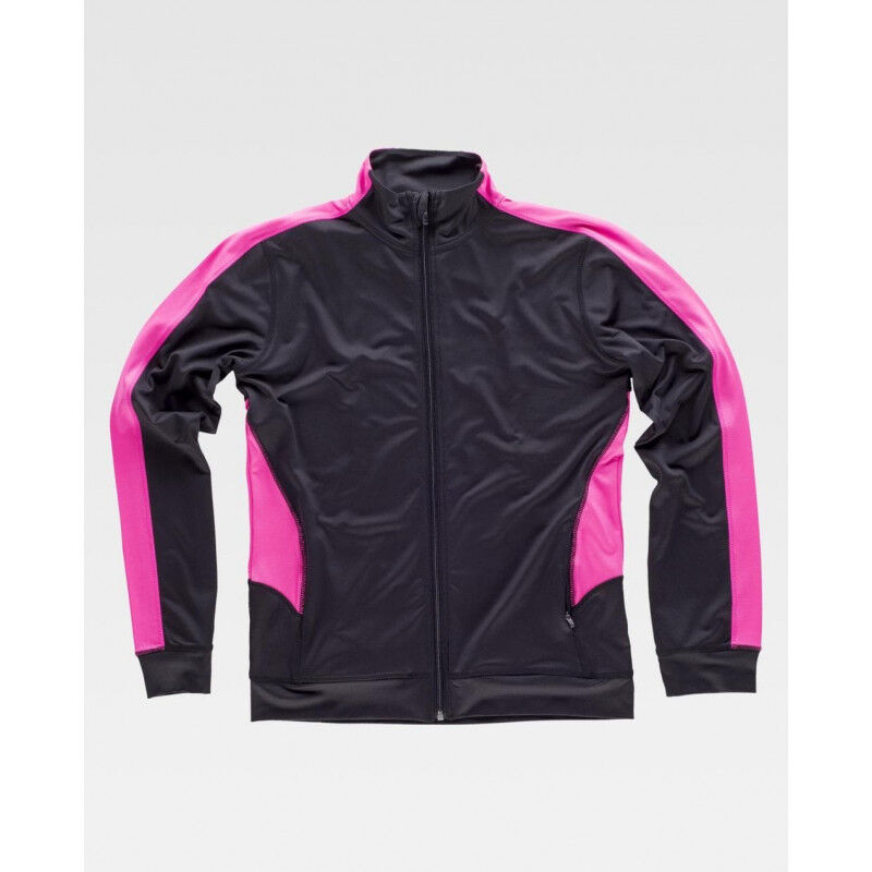 Chaqueta sport combinada de cuello alto para mujer S7551 | M - Negro / Rosa fluor - Workteam
Chaqueta sport combinada de cuello alto para mujer S7551 | M - Negro / Rosa fluor - Workteam