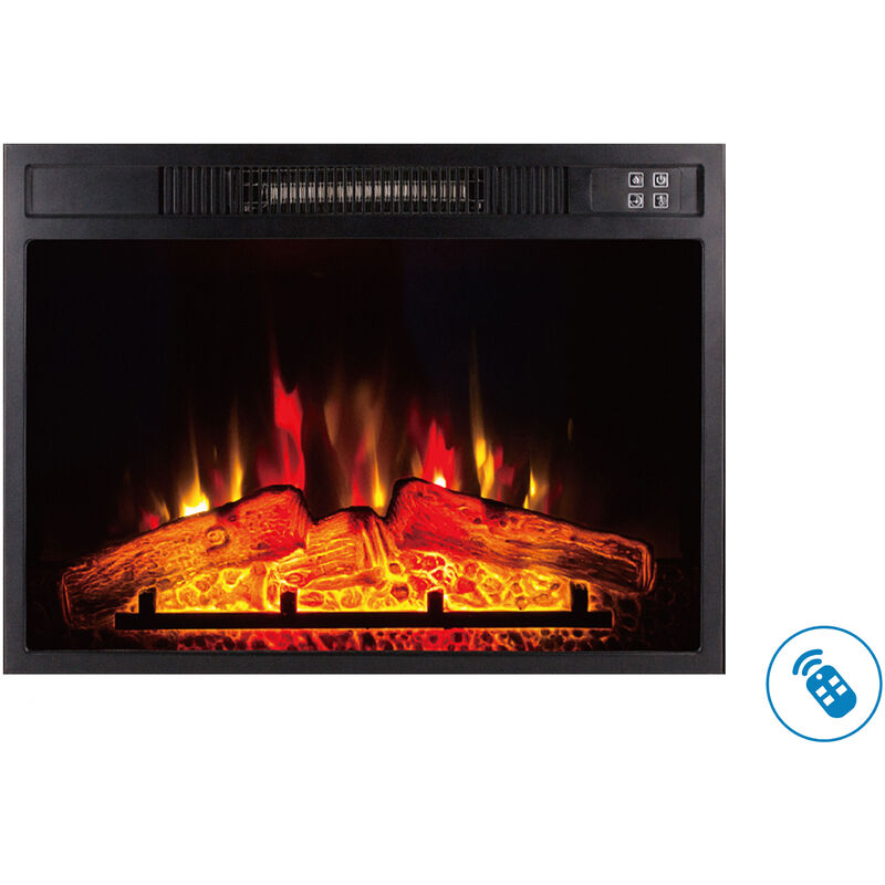 Purline - Chimenea Eléctrica mural, 2000W, cristal templado negro, diseño vintage encastrable, con mando a distancia y llama ajustable
Purline - Chimenea Eléctrica mural, 2000W, cristal templado negro, diseño vintage encastrable, con mando a distancia y llama ajustable