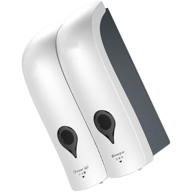 300ml * 2 Dispensador de jabon manual de doble cabezal sin perforacion montado en la pared - Chuangdian
300ml * 2 Dispensador de jabon manual de doble cabezal sin perforacion montado en la pared - Chuangdian