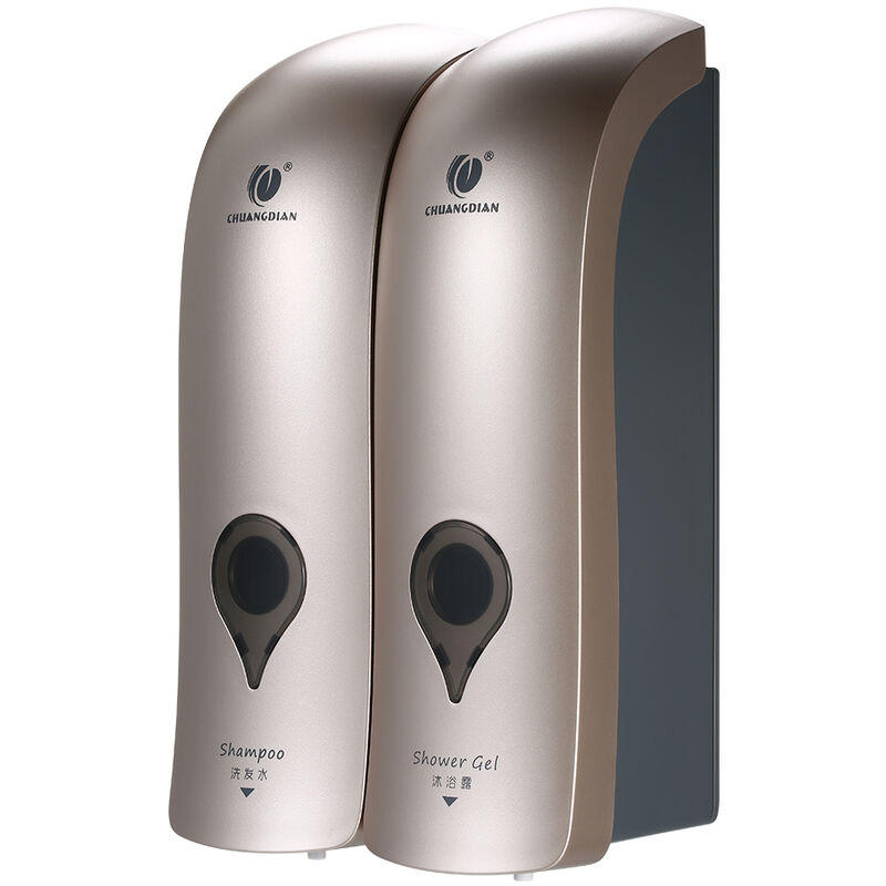 300ml * 2 Dispensador de jabon manual de doble cabezal sin perforacion montado en la pared,Dorado champagne - Chuangdian
300ml * 2 Dispensador de jabon manual de doble cabezal sin perforacion montado en la pared,Dorado champagne - Chuangdian