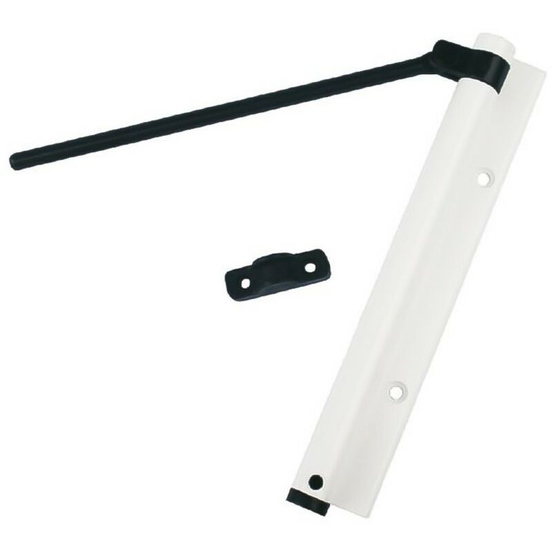 Cierrapuertas brazo blanco