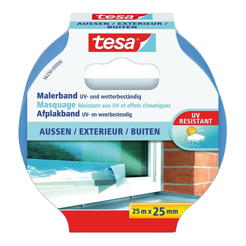 Cinta adhesivo de enmascaramiento resistente UV 56250-00000-00 Precision (por 12) - Tesa
Cinta adhesivo de enmascaramiento resistente UV 56250-00000-00 Precision (por 12) - Tesa