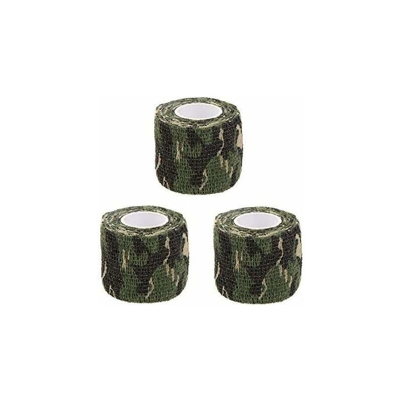 Cinta de camuflaje para exteriores autoadhesiva 5 cm x 4,5 m Camuflaje reutilizable para caza, camping, ciclismo 3 piezas - Langray
Cinta de camuflaje para exteriores autoadhesiva 5 cm x 4,5 m Camuflaje reutilizable para caza, camping, ciclismo 3 piezas - Langray