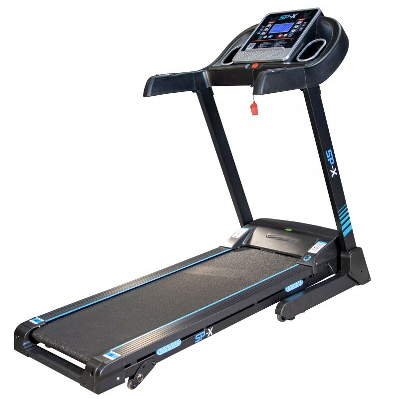Cinta de correr plegable SPX -14km/h, 2.0 Cv, 12 Programas, Reclinable, Sensores pulso, Pantalla LCD, Bluetooth y Altavoces - Negro
Cinta de correr plegable SPX -14km/h, 2.0 Cv, 12 Programas, Reclinable, Sensores pulso, Pantalla LCD, Bluetooth y Altavoces - Negro
