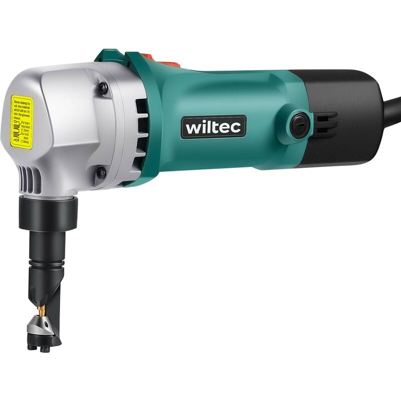 Cizalla eléctrica para chapa y plástico 500W, profundidad de corte 2,5mm, cabezal giratorio 360°
Cizalla eléctrica para chapa y plástico 500W, profundidad de corte 2,5mm, cabezal giratorio 360°