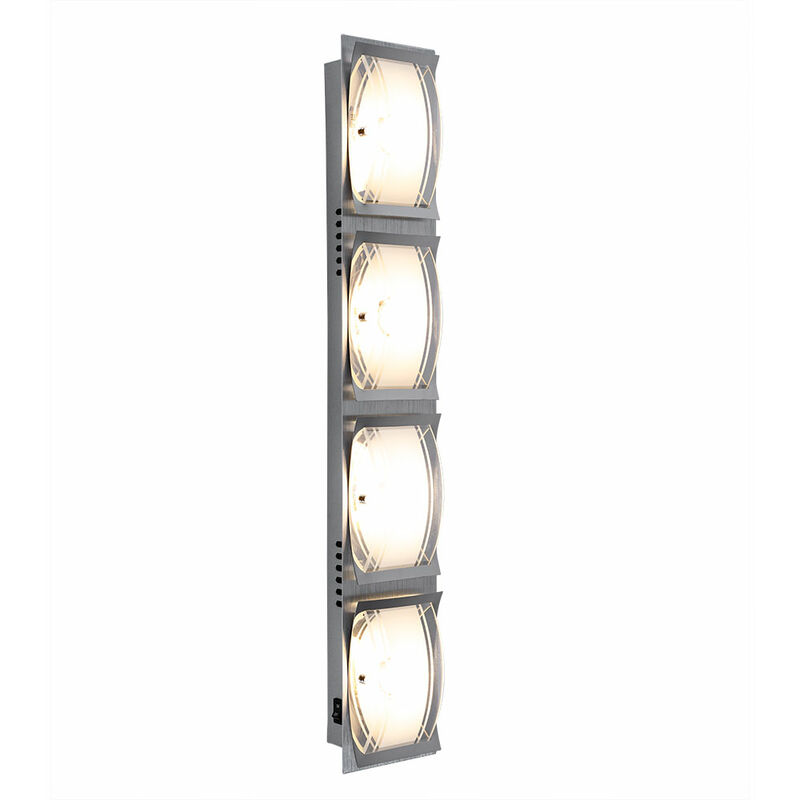 COB LED aplique de pared aplique de pared foco de pared lámpara de dormitorio lámpara de comedor lámpara de cocina, aluminio cromado vidrio satinado,
COB LED aplique de pared aplique de pared foco de pared lámpara de dormitorio lámpara de comedor lámpara de cocina, aluminio cromado vidrio satinado,